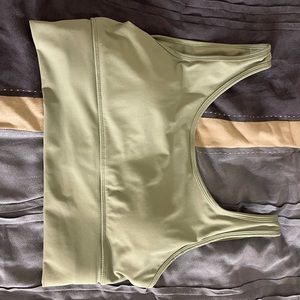 Amazon sports bra, olive green size XL